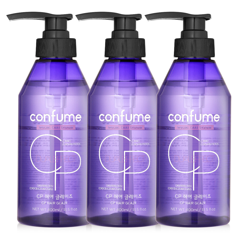[오늘출발] 과일나라 컨퓸 헤어 글레이즈 400ml 3개 / 자연스런 웨이브 볼륨