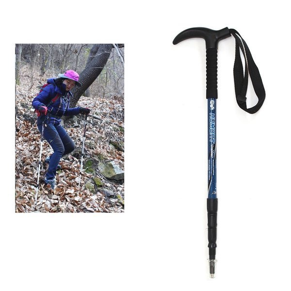 [오늘출발] 휴몬트 T자형 4단 등산스틱 MTL-425 (낱개1개구성)