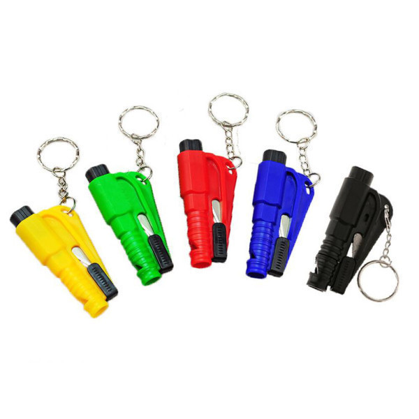 [오늘출발]비상탈출 키홀더 생존 안전 재난 키트 자동차 비상 탈출 망치 키트 캐스크 열쇠고리 키홀더