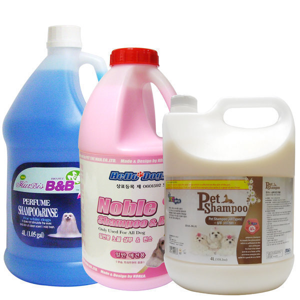 [오늘출발] 헬로도기 무료배송 대용량 4L 애견샴푸 린스 강아지 용품 샴푸 (일부상품 유통기한)