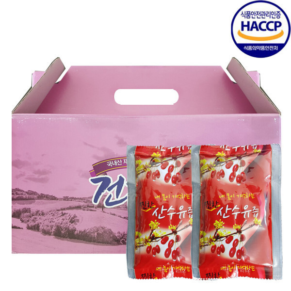 [오늘출발] 전남구례 산수유즙 100ml 50포 국내산 100%