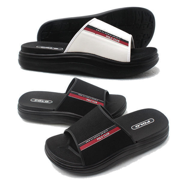 폴로클럽 남성/남자/사무실/슬리퍼/실내화/샌들/비치