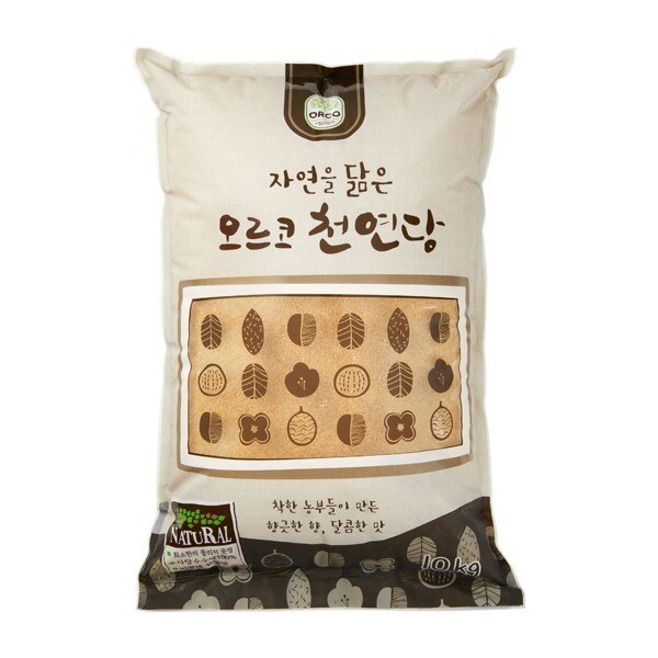 오르코 무료배송 오르코 천연당 10kg 원당 사탕수수 비정제설