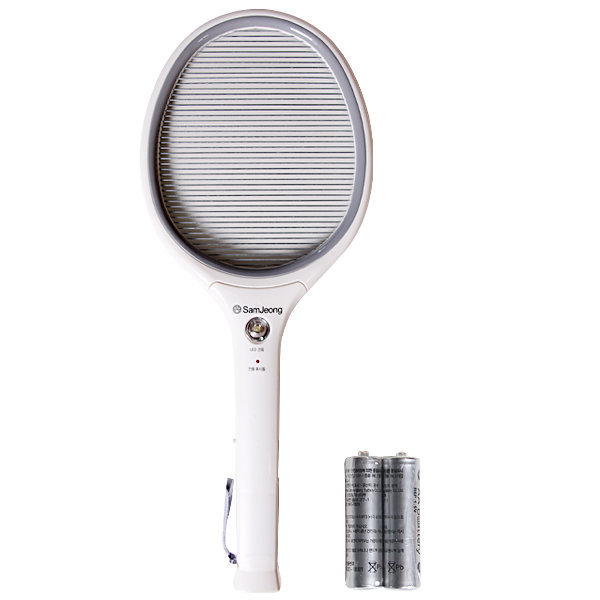 삼정크린마스터 초강력 중 모기채 전기모기채 모기채 전자모기채