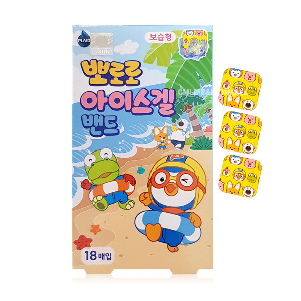[오늘출발] 영케미칼 뽀로로 아이스겔 밴드 1갑/모기밴드/벌레물린데/시원