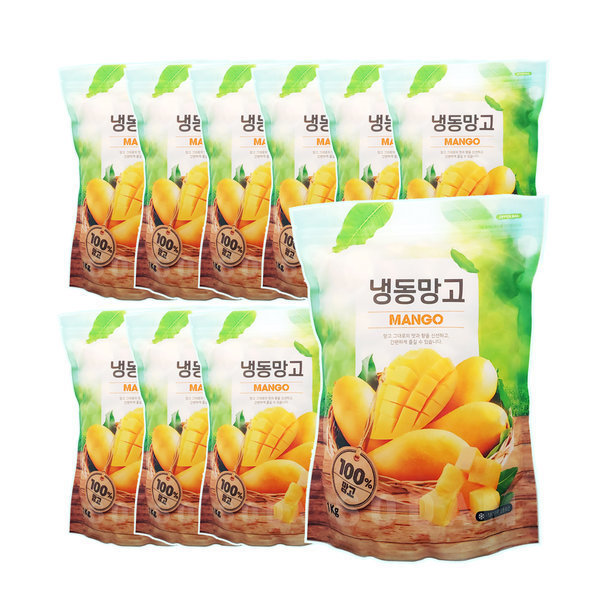 [오늘출발] 냉동망고 다이스 10kg( 1kgx10팩 ) 뉴뜨레 베트남산