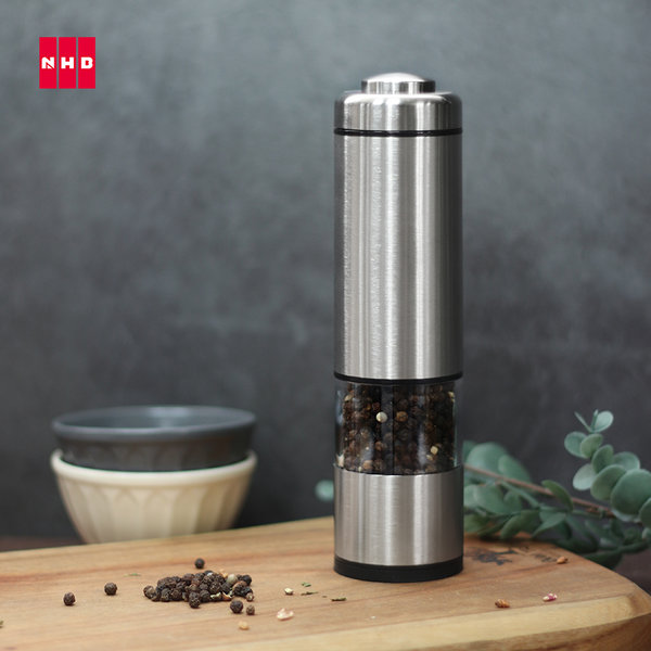 [ES리빙][오늘출발]NHB NHB 스테인레스 전동 후추그라인더 소금갈이 깨갈이