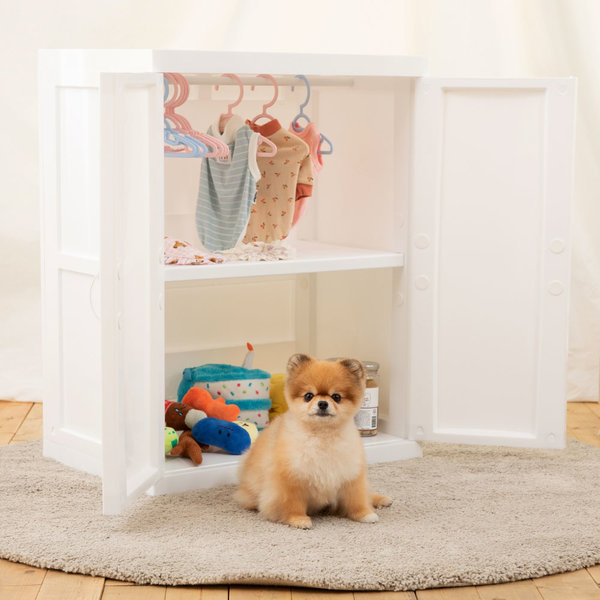 플라팜 퍼피 드레스캐비닛 애견옷장 강아지옷장 고양이수납장