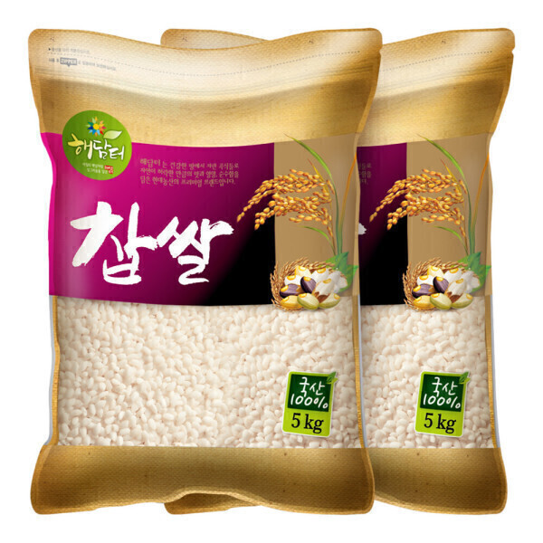 [오늘출발] 해담터 국산 찹쌀 10kg (5kgX2봉)