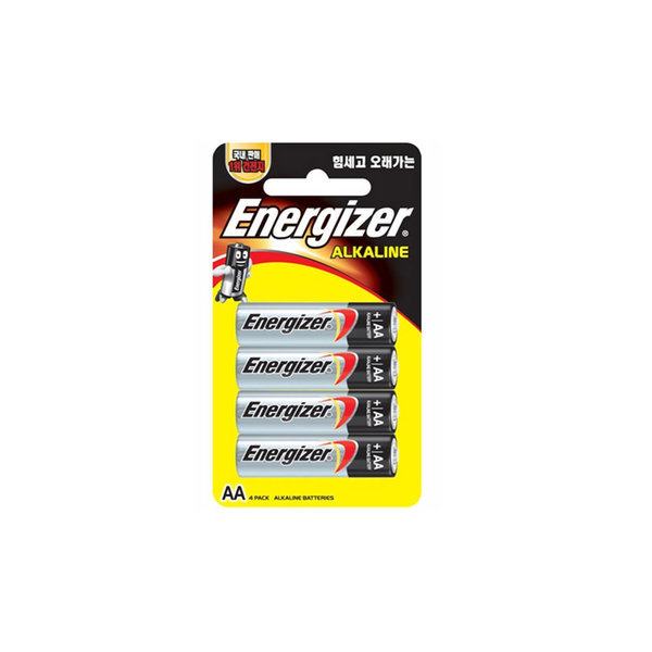 [에너자이저홀딩스][오늘출발]에너자이저 에너자이저 알카라인 건전지 (AA_4개입)