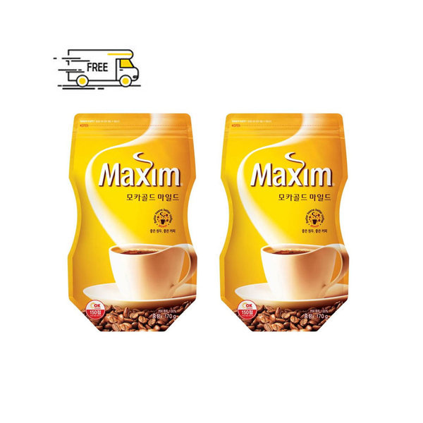 [동서식품][오늘출발]맥심 모카 리필 커피 170g+170g 맥심 모카 무료배송