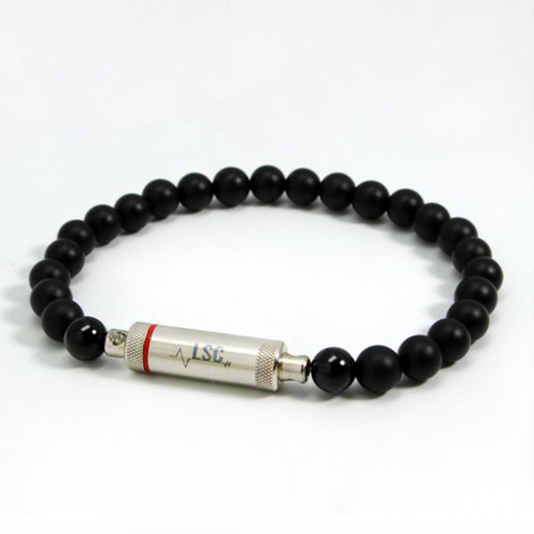 [오늘출발] 생명캡슐 오닉스팔찌(무광) 심장약 응급 비상약 니트로글리세린 보관