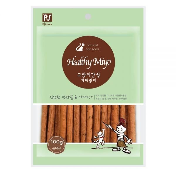 [오늘출발] 피제이코리아 헬씨미요 가다랑어 져키 100g 국내산 대용량 스틱