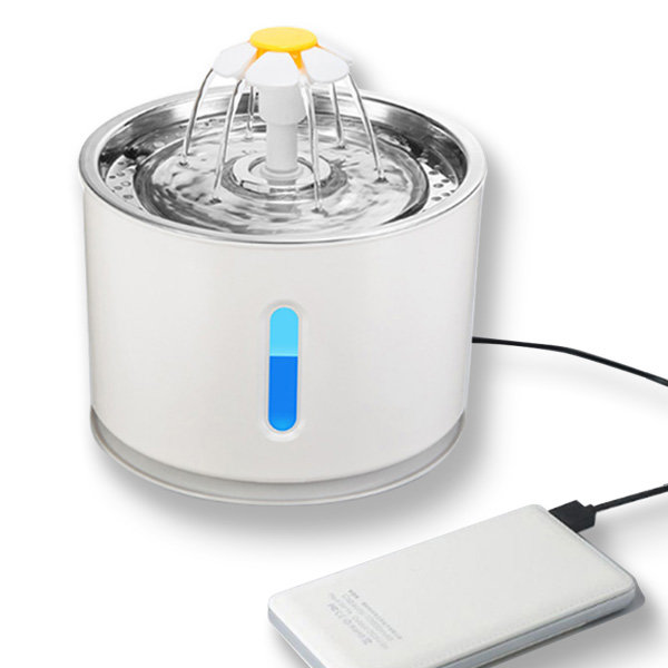 [오늘출발] 플라워 펫정수기 급수기 고양이정수기 물병 식기 자동