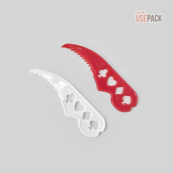 [오늘출발]유즈팩 일회용 TY 포커랩칼 4000개 BOX 백색 실링칼 포장 미니 비닐칼