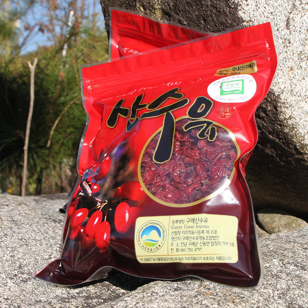 [오늘출발] 친환경 유기농 구례 건 산수유(말린 산수유) 500g