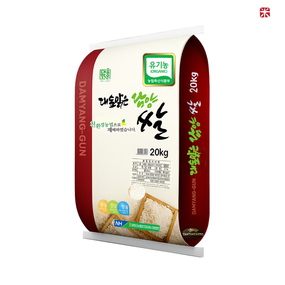 [담양군농협쌀조합공동사업법인][오늘출발] 담양군농협 담양군농협 유기농쌀20kg / 25년산 햅쌀 당일도정(상등급) 단일품종 새청무 l 친환경쌀 우렁이농법