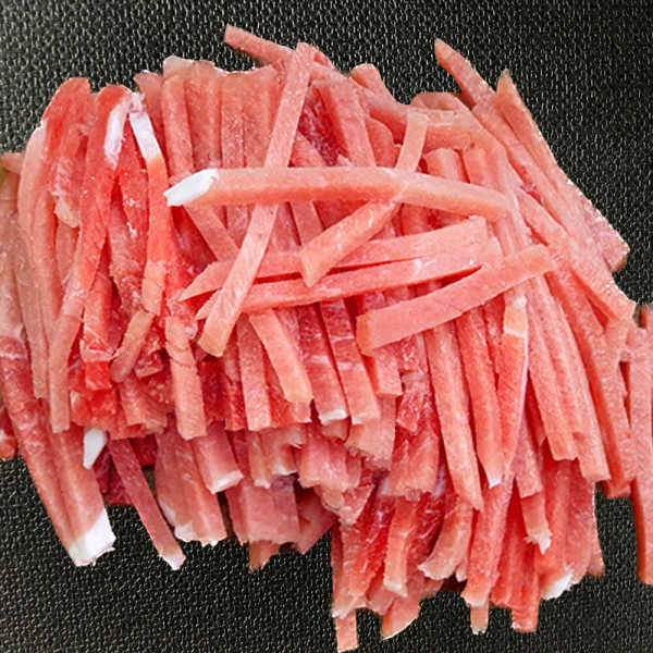 국내산 1등급 이상 돼지 뒷다리살 후지 2kg 잡채용 / 강원도 한돈 돼지고기 채