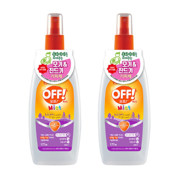 [오늘출발] SC존슨 에프킬라 오프 OFF 모기기피제 키즈용 미스트 177ml 2개