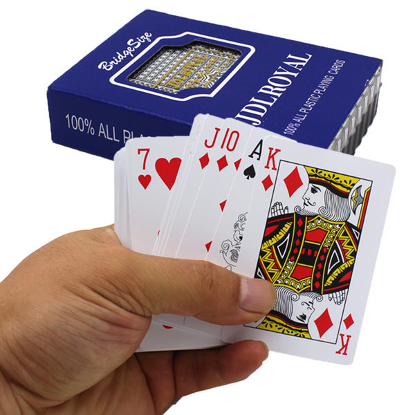 [오늘출발] (산골소년)고급 트럼프 플라스틱 카드 포커 게임 보드