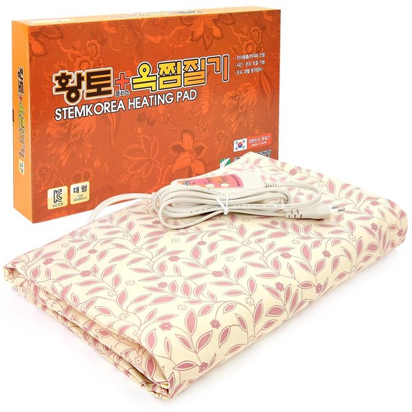 [오늘출발] 황토 옥 온열찜질기 전기찜질팩 허리 어깨 뜸질기 대형
