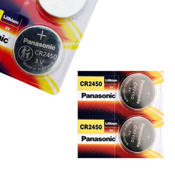 [오늘출발] 파나소닉 CR2450 2개 1세트 코인건전지 리튬배터리 밧데리 전지