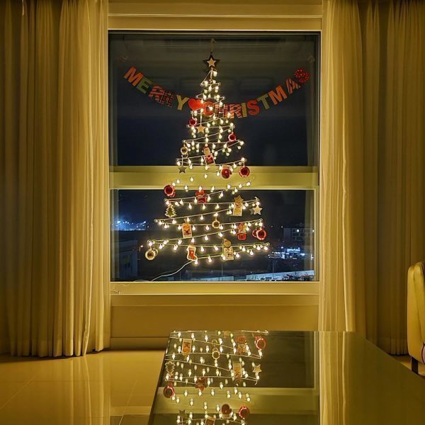 [사랑N][오늘출발] 인크리코 스마트 앵두전구 100P 벽트리 풀세트 레드 크리스마스