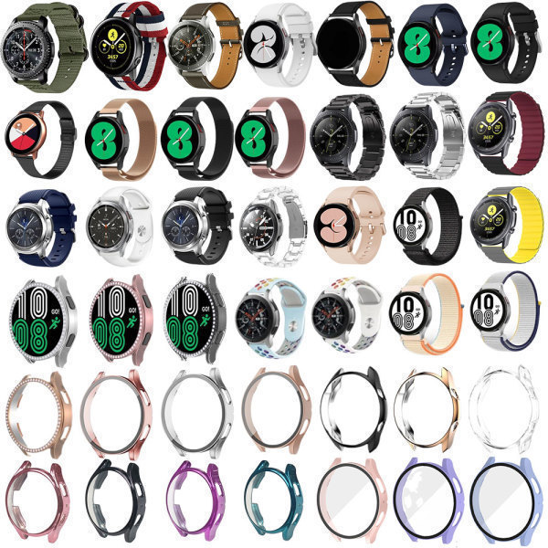 [오늘출발] 루아르모 루아르모 갤럭시워치8 울트라 워치FE 워치7 워치6~ 케이스 스트랩 필름 시계줄 밴드 유리 필름 풀커버