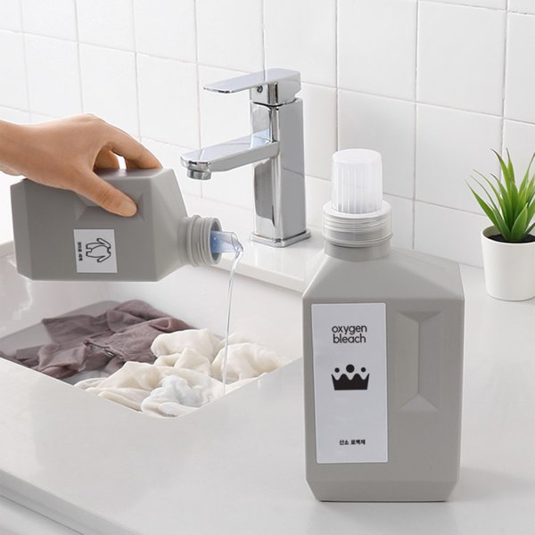 세제통 세제용기 세탁세제통 리필용기 1000ml