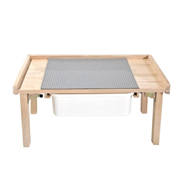레고호환 편백나무 접이식 레고테이블 1인용 (레고전용)