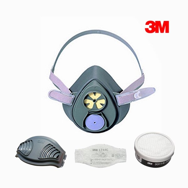[오늘출발] 3M 3M 방독면 필터 정화통 3200
