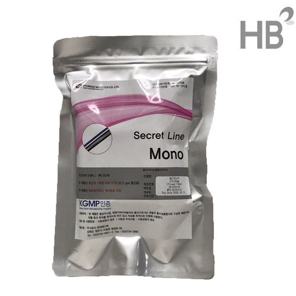 [오늘출발] 시크릿라인 모노매선 일반형 30G10mm 1팩 50개 양방 한방 피부매선 리프팅 두피용