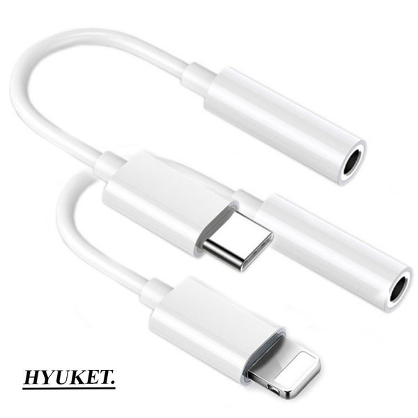 [오늘출발] 휴켓 이어폰 젠더 3.5mm / c타입 8핀