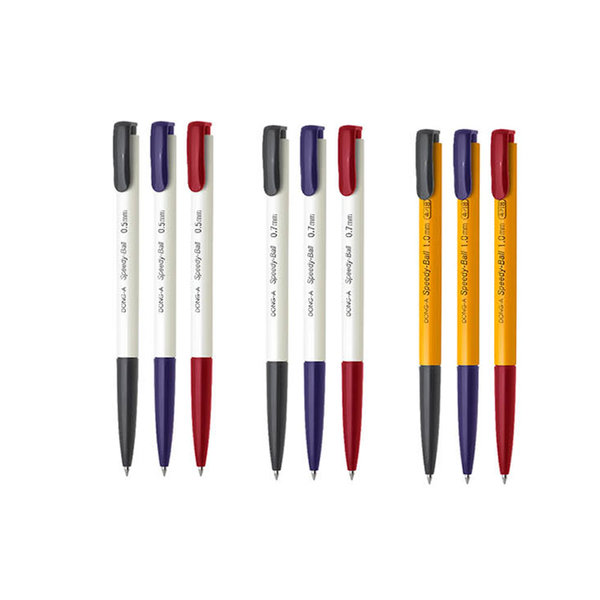 [오늘출발] 동아 스피디볼 볼펜 0.5 0.7 1.0mm 24자루