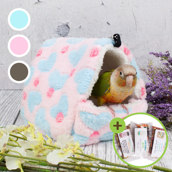 [오늘출발] 소동물 포치(대) 햄스터 포근침낭 앵무새 침대 은신처