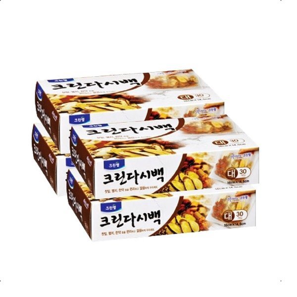 [오늘출발] 크린랲 크린랩 멸치 국물백 육수 티백 일회용 다시백 대형 x 4개