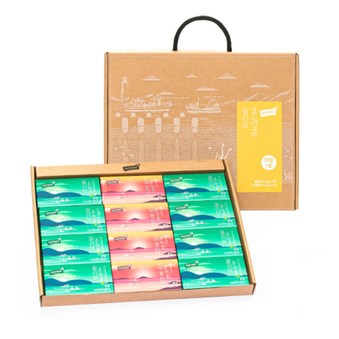 [오늘출발] 대일수산 델리씨 훈제굴 세트 올리브유  85g 12캔 통조림 선물 (올리브유 8캔 신(매운맛)올리브유 4캔)