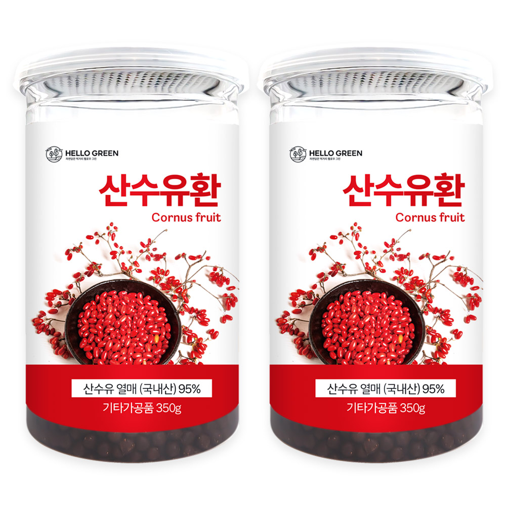 헬로우그린 헬로우 그린 국산 구례 산수유환 1+1(350g+350g)