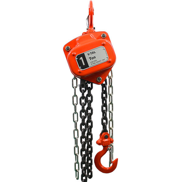 [오늘출발] 브이탈 1톤 2.5m 체인블럭 하역기기 호이스트 윈치