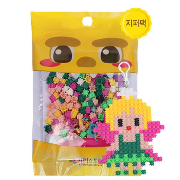 [우인인터내셔널][오늘출발] 컬러스토리 디폼블럭캐릭터 G04 10mm 별빛공주