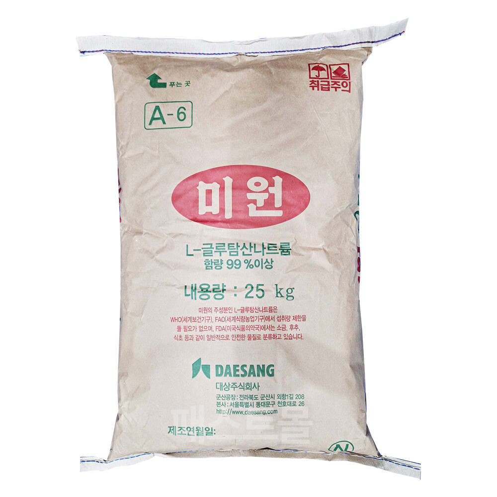 [오늘출발] 미원 대상 업소용 미원 노말 25kg