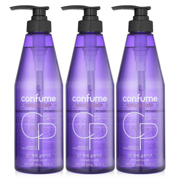 과일나라 컨퓸 헤어 글레이즈 600ml 3개 자연스런 웨이브 볼륨