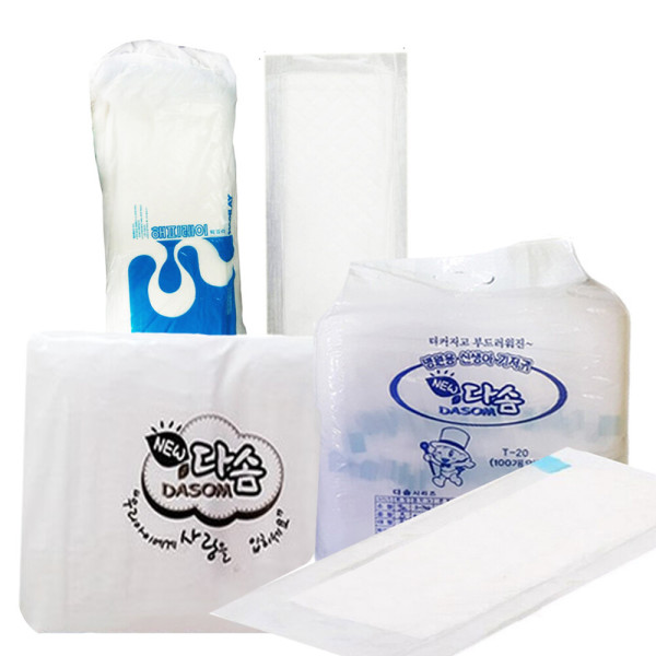 [오늘출발]해피레이 신생아기저귀   일자형기저귀 다솜이 100매 5k이하 소형70매밴드형 7kg이하 산모패드100매 산모패드