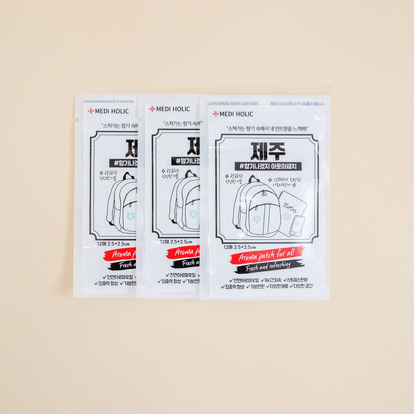 [오늘출발] 아리탐 아로마패치 향기 스티커 향기패치 3세트 36매 제주향기