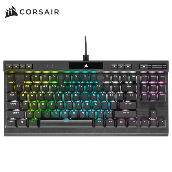 [오늘출발] 커세어 커세어 K70 RGB TKL 텐키리스 게이밍 키보드 한글 저소음 적축