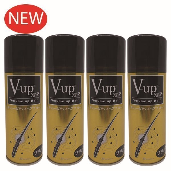 브이업 피노레 / 브이업 플러스 흑채 스프레이 4개 220g 흑색