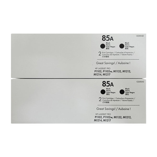[오늘출발] HP HP 85A CE285AD 정품토너 M1132 P1102 검정2개 듀얼팩