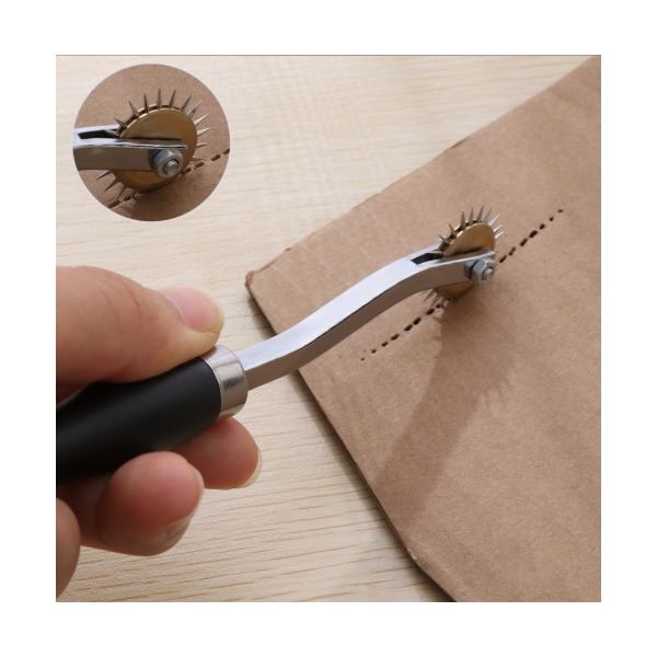 가죽 공방 공예 바느질 톱니 스티치 마킹 휠 룰렛