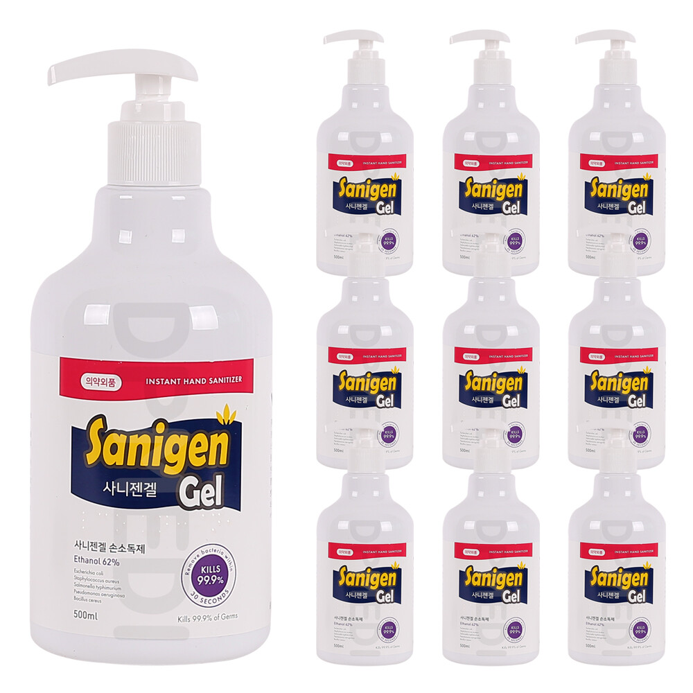 [오늘출발] 사니젠 사니젠겔 아기 병원 손소독제 500ml 손소독젤 10개