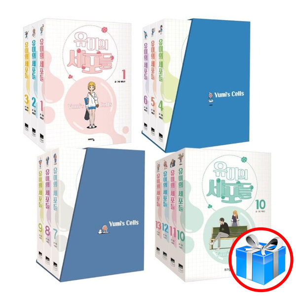 [오늘출발]네이버 인기 웹툰 유미의 세포들 세트당 스마트펜 증정 / 유미의 세포들 1~3(전3권) / 위즈덤하우스